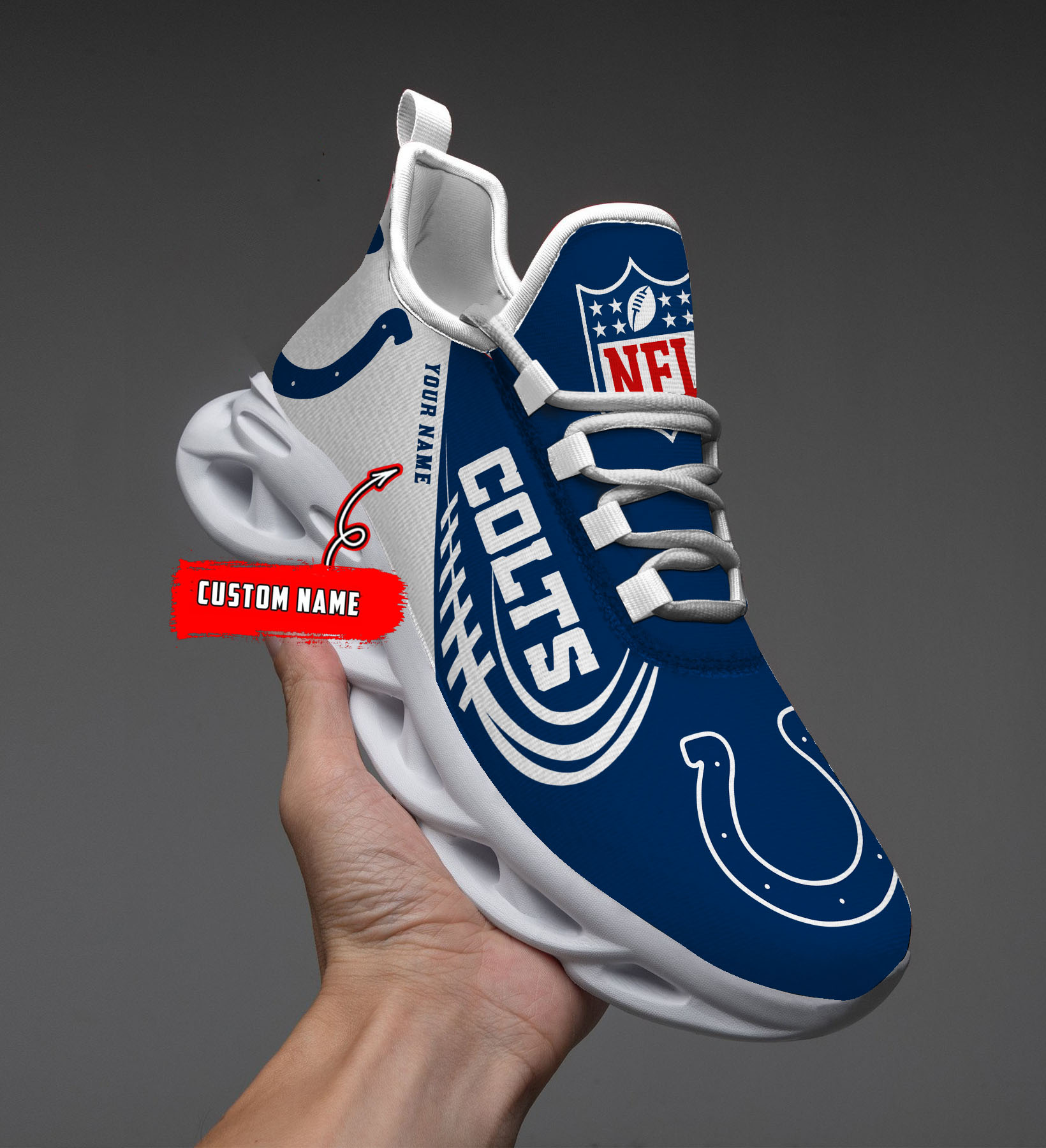 Indianapolis Colts NFL Max Soul Shoes Sneakers For Men And Women Calebmatthewhans