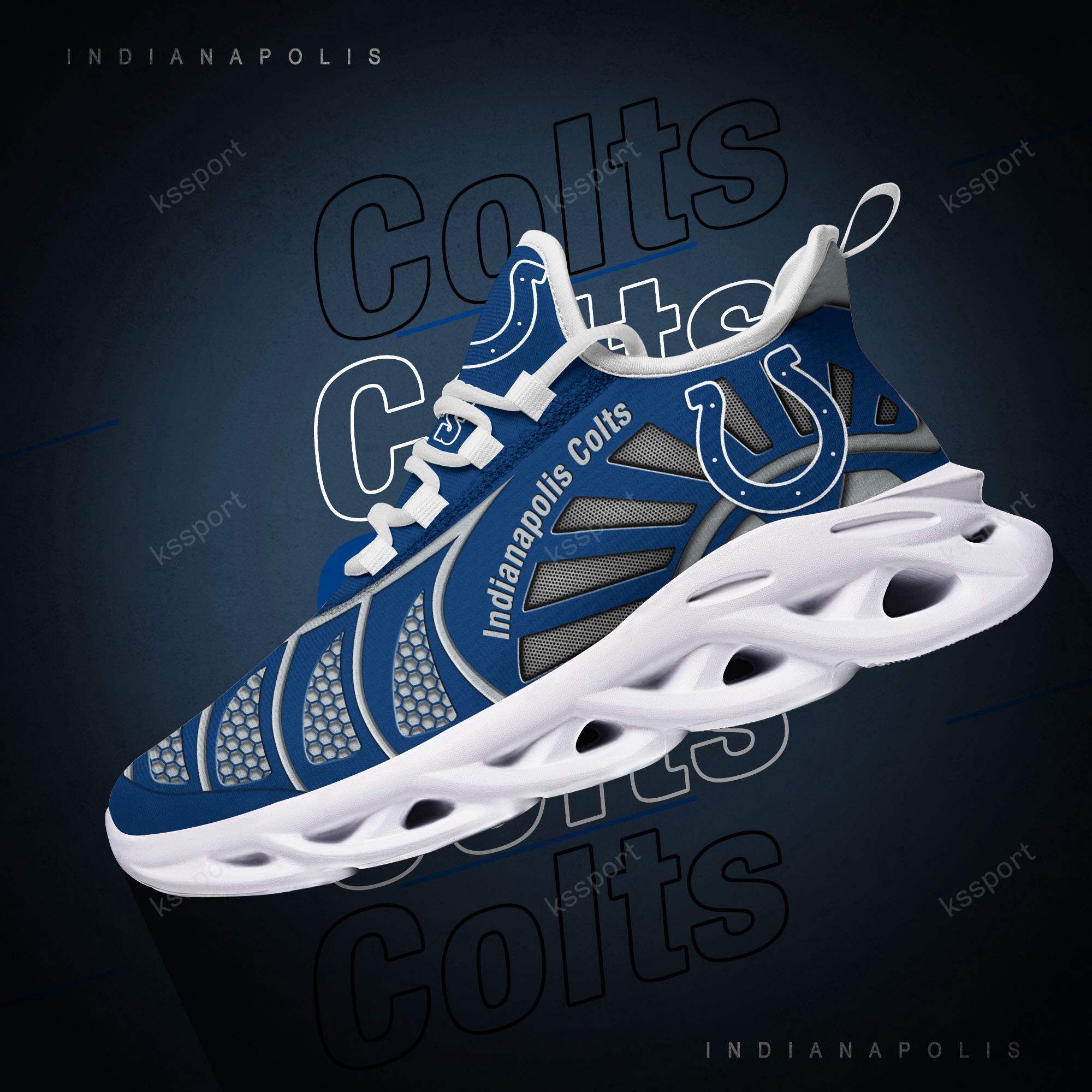 Indianapolis Colts NFL Max Soul Shoes Sneakers For Men And Women Calebmatthewhans