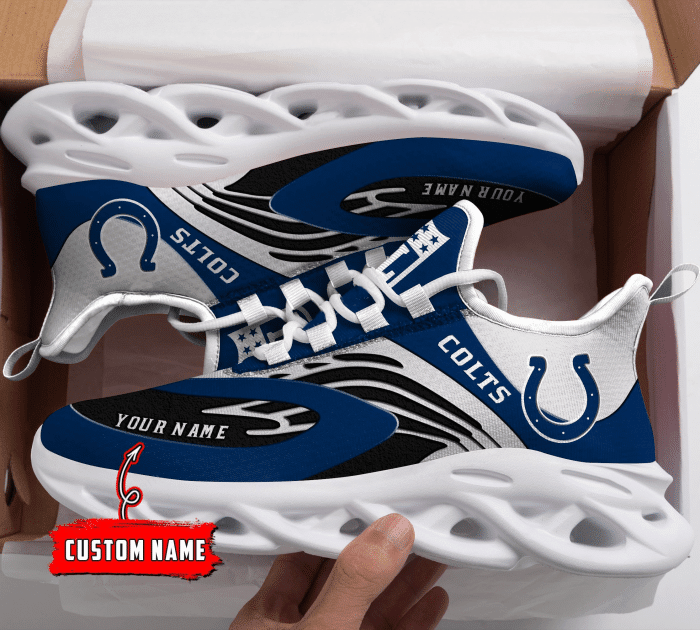 Indianapolis Colts NFL Max Soul Shoes Sneakers For Men And Women Calebmatthewhans
