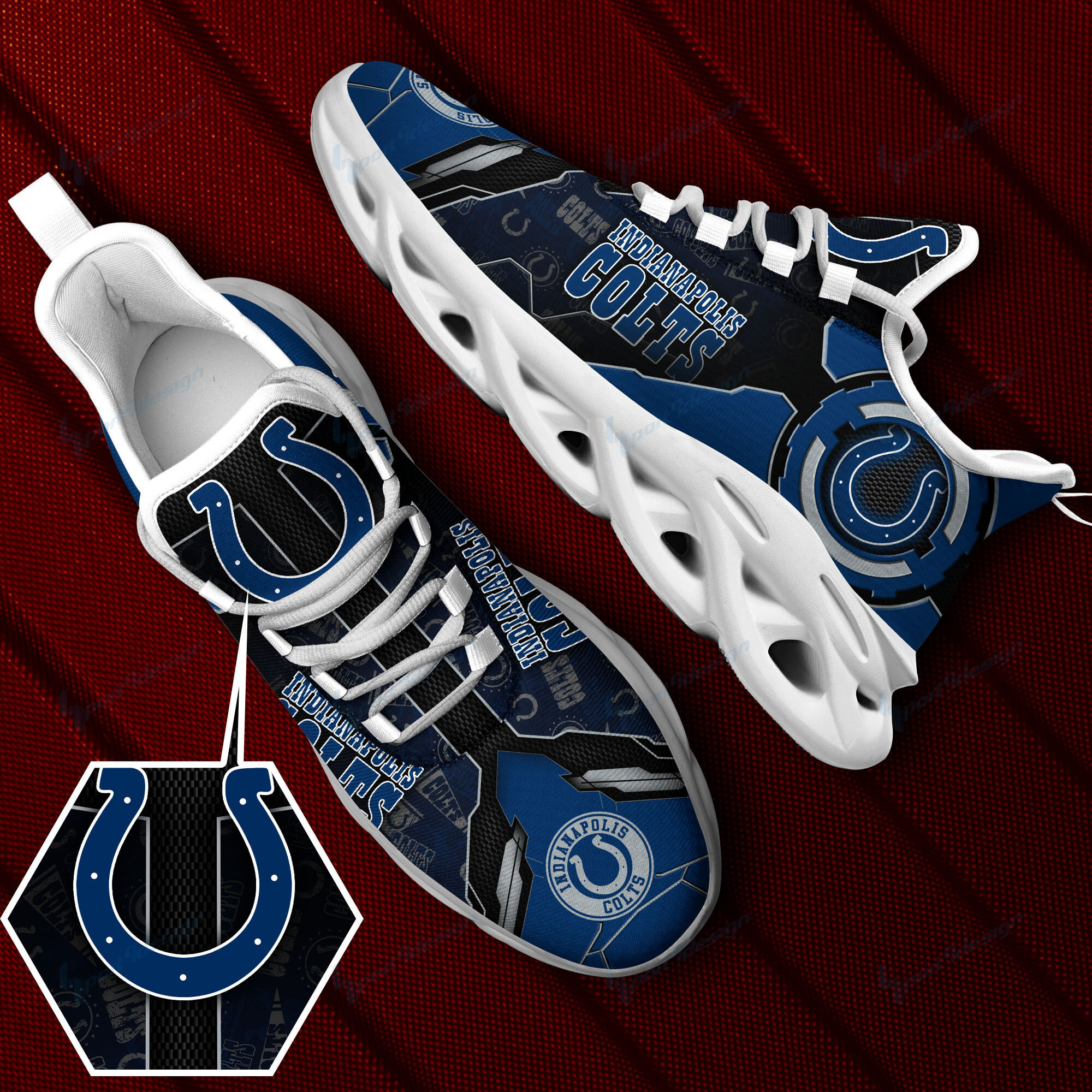 Indianapolis Colts NFL Max Soul Shoes Sneakers For Men And Women Calebmatthewhans