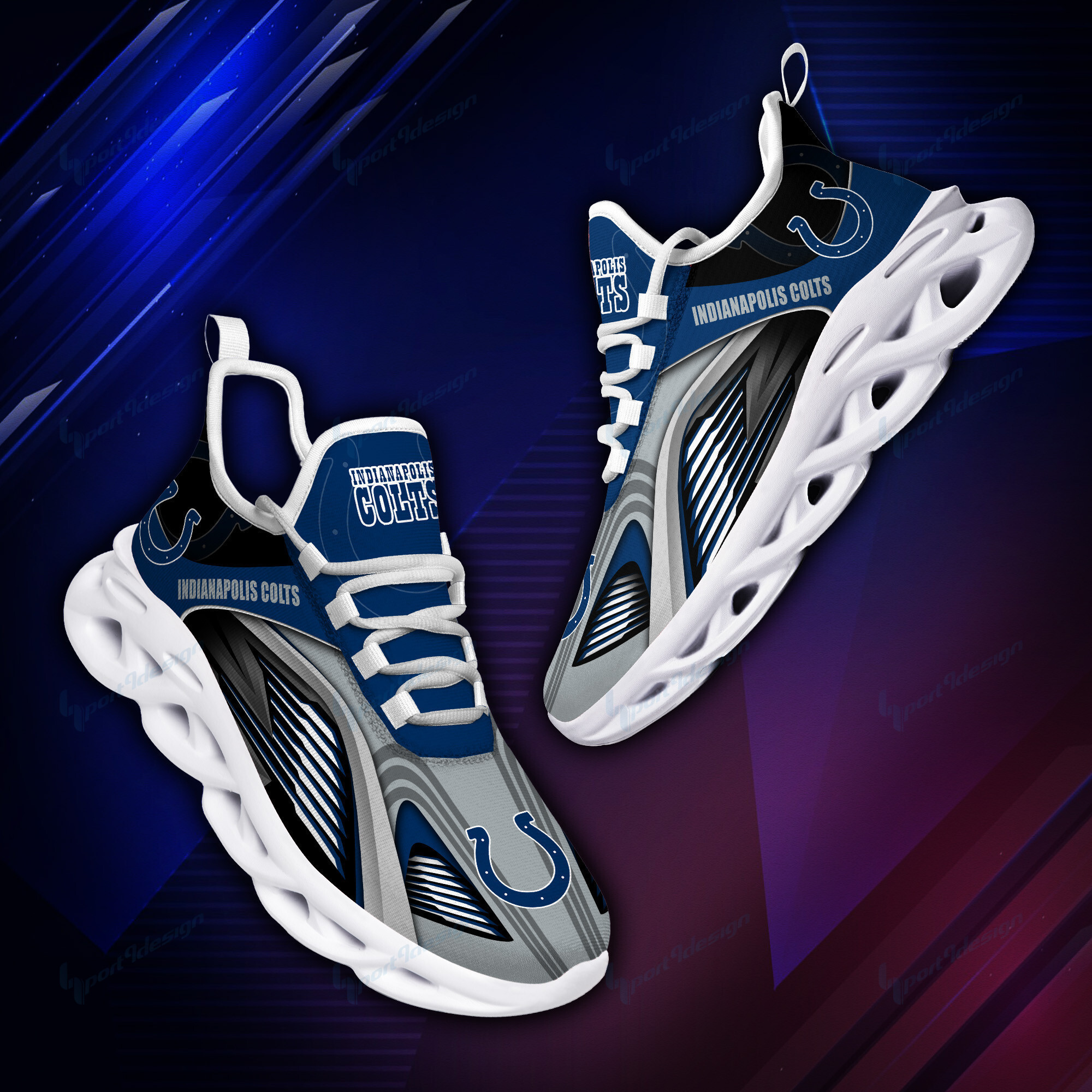 Indianapolis Colts NFL Max Soul Shoes Sneakers For Men And Women Calebmatthewhans