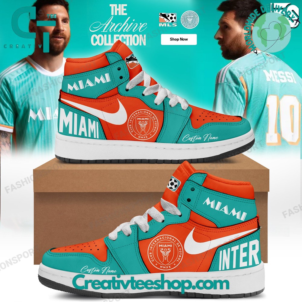 Inter Miami AJ1 High Sneakers Shoes For Men And Women Calebmatthewhans