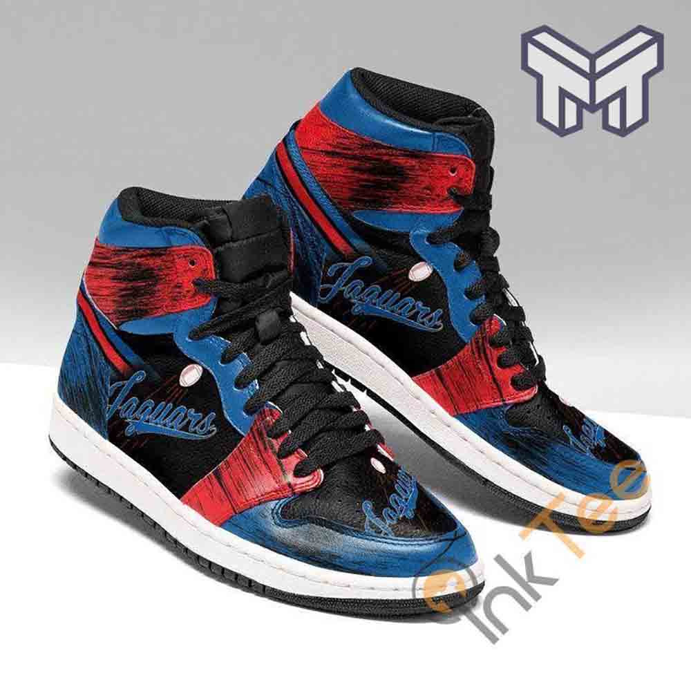 Jacksonville Jaguars AJ1 High Sneakers Shoes For Men And Women Calebmatthewhans