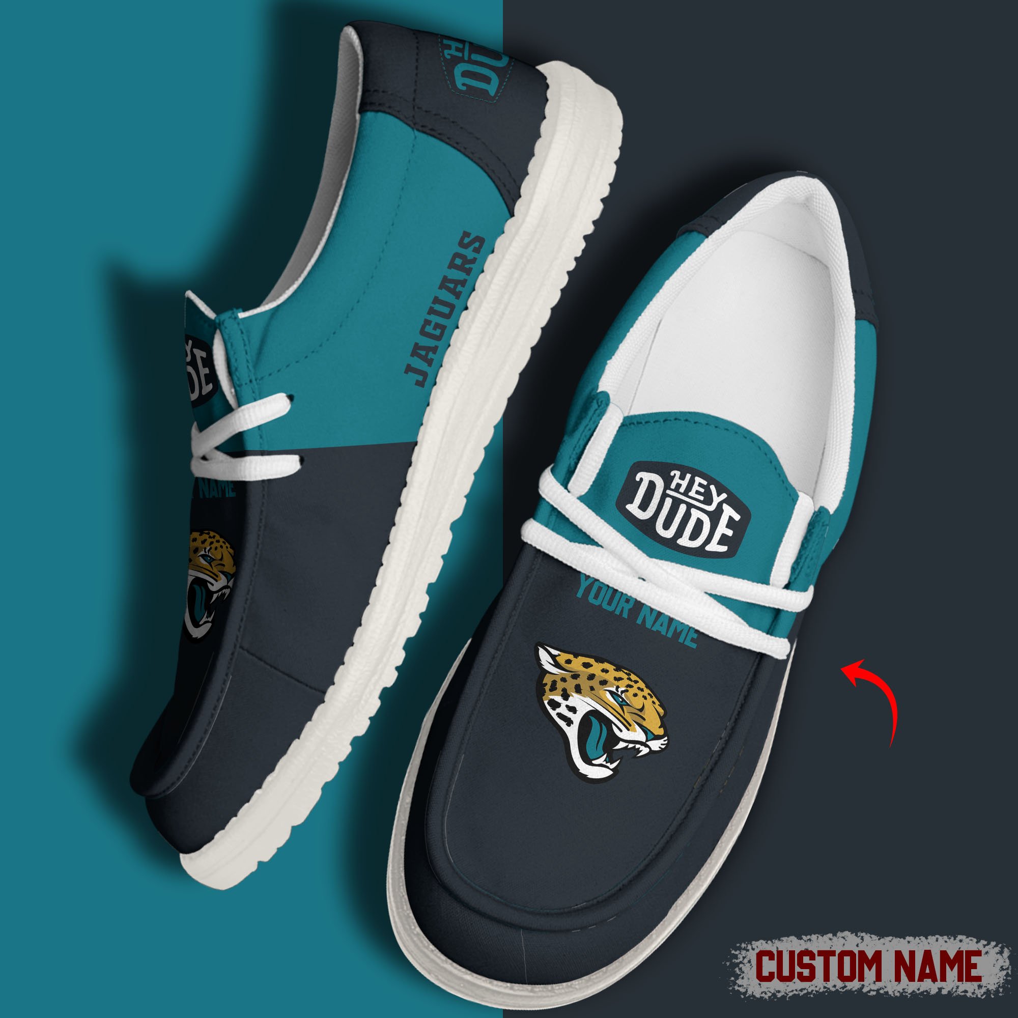 Jacksonville Jaguars Personalized Hey Dude Shoes For Men And Women Calebmatthewhans