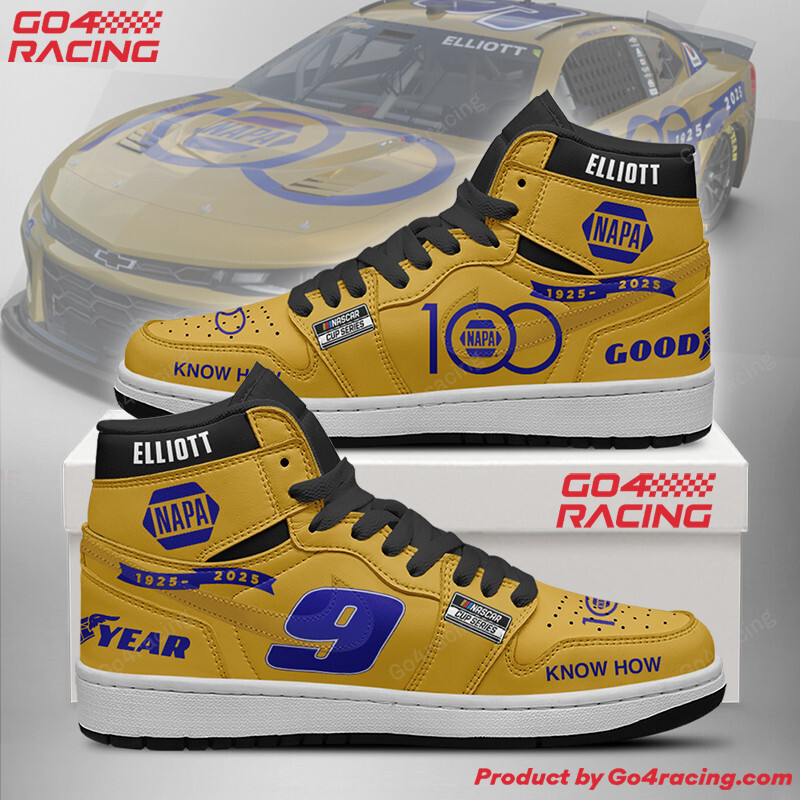 Jimmie Johnson – Hendrick Motorsports AJ1 High Sneakers Shoes For Men And Women Calebmatthewhans