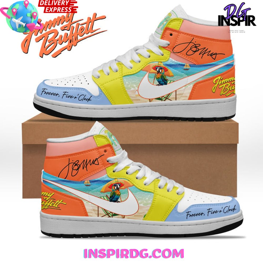 Jimmy Buffet World AJ1 High Sneakers Shoes For Men And Women Calebmatthewhans