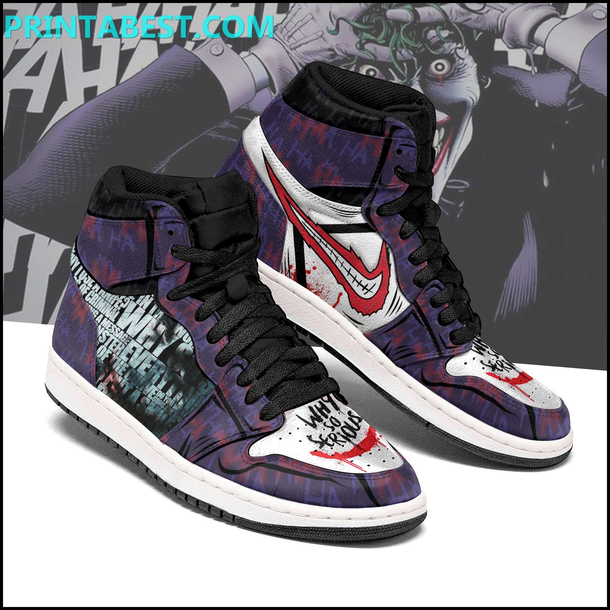Joker AJ1 High Sneakers Shoes For Men And Women Calebmatthewhans