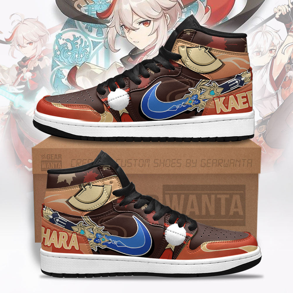 Kaedehara Sw Genshin Impact AJ1 High Sneakers Shoes For Men And Women Calebmatthewhans
