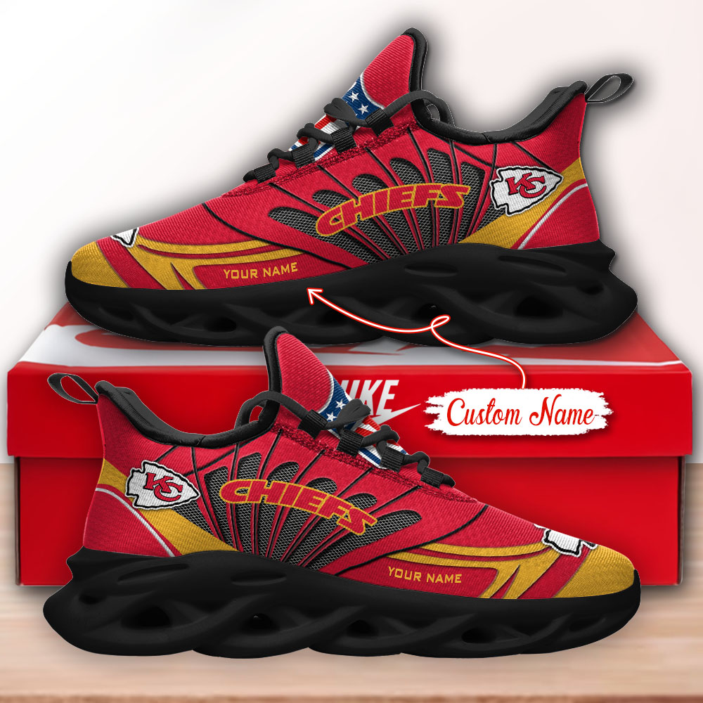 Kansas City Chiefs NFL Max Soul Shoes Sneakers For Men And Women Calebmatthewhans