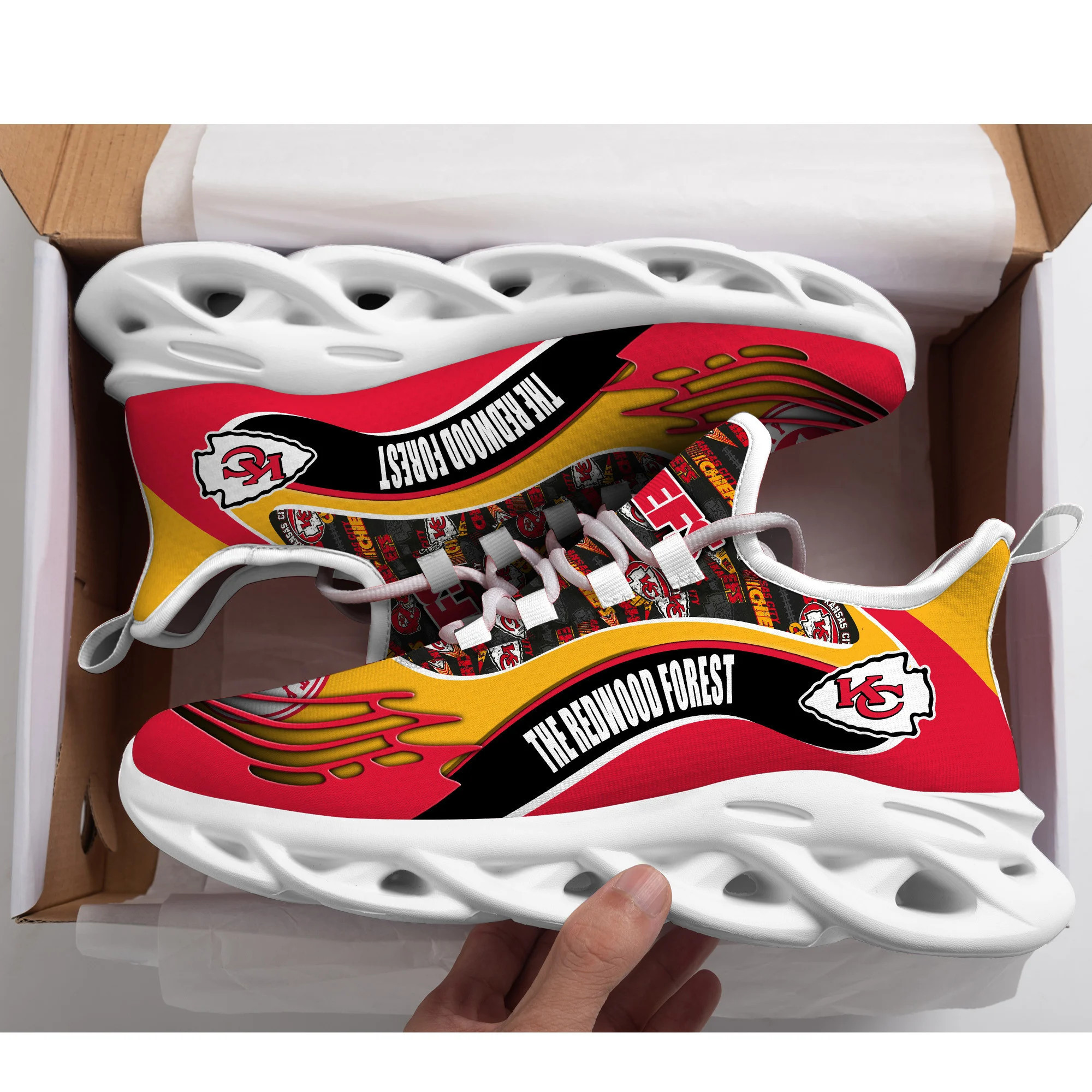 Kansas City Chiefs NFL Max Soul Shoes Sneakers For Men And Women Calebmatthewhans