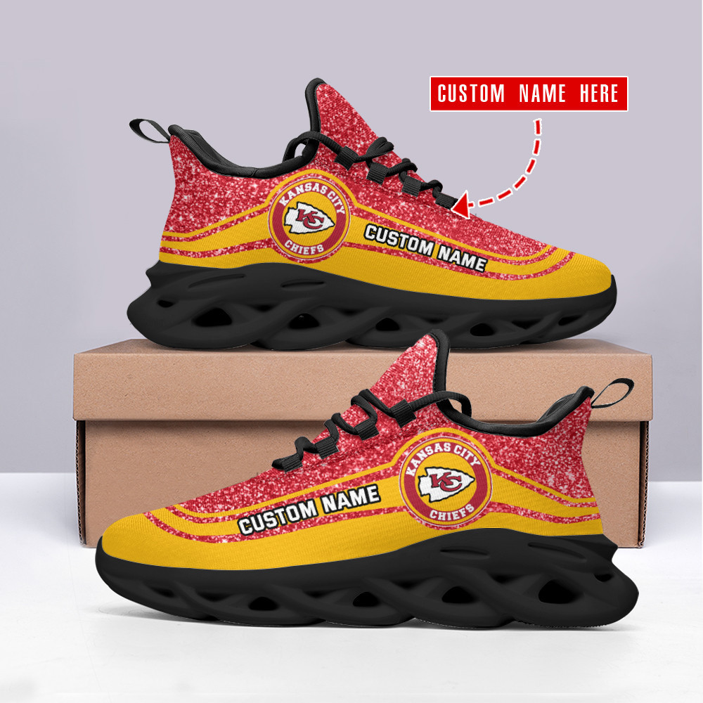 Kansas City Chiefs NFL Max Soul Shoes Sneakers For Men And Women Calebmatthewhans
