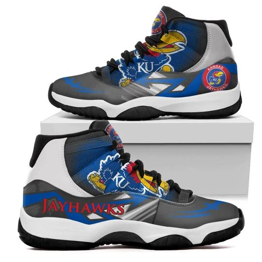 Kansas Jayhawks AJ13 Sneakers Shoes For Men And Women Calebmatthewhans