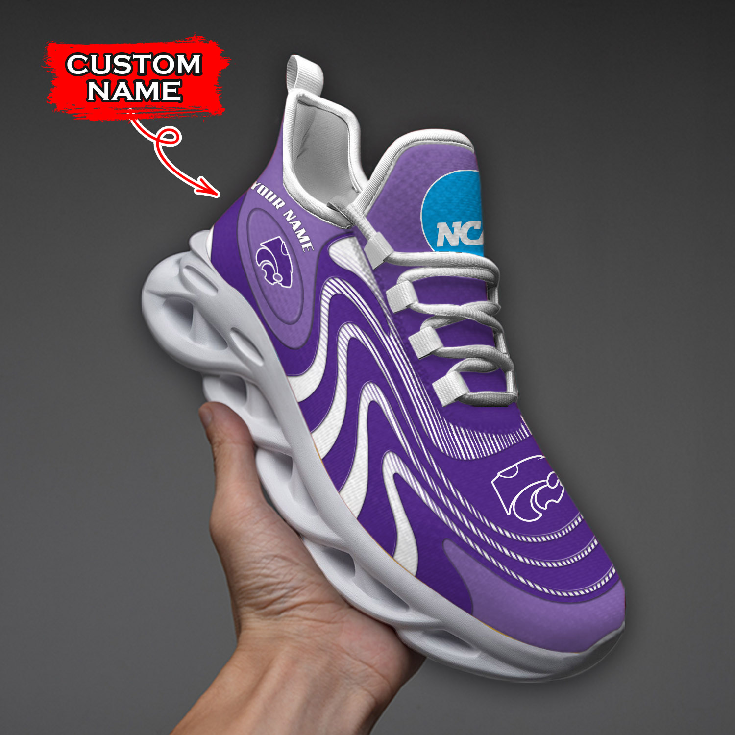 Kansas State Wildcats NCAA Max Soul Shoes Sneakers For Men And Women Calebmatthewhans