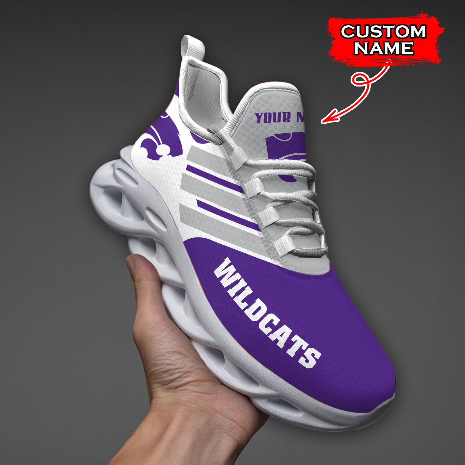 Kansas State Wildcats NCAA Max Soul Shoes Sneakers For Men And Women Calebmatthewhans