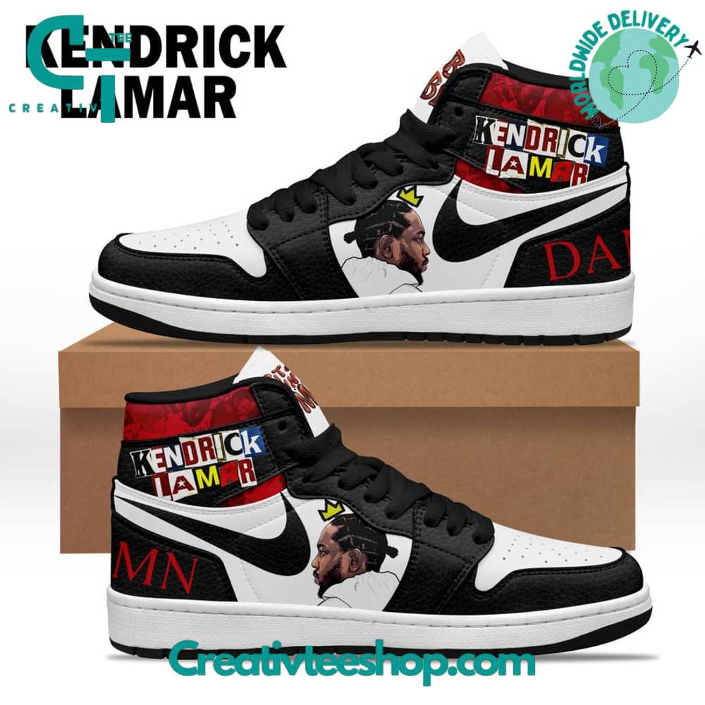 Kendrick Lamar Damn AJ1 High Sneakers Shoes For Men And Women Calebmatthewhans