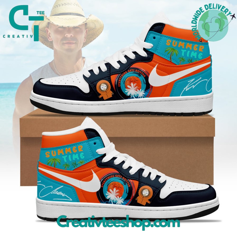 Kenny Chesney Summer Time AJ1 High Sneakers Shoes For Men And Women Calebmatthewhans