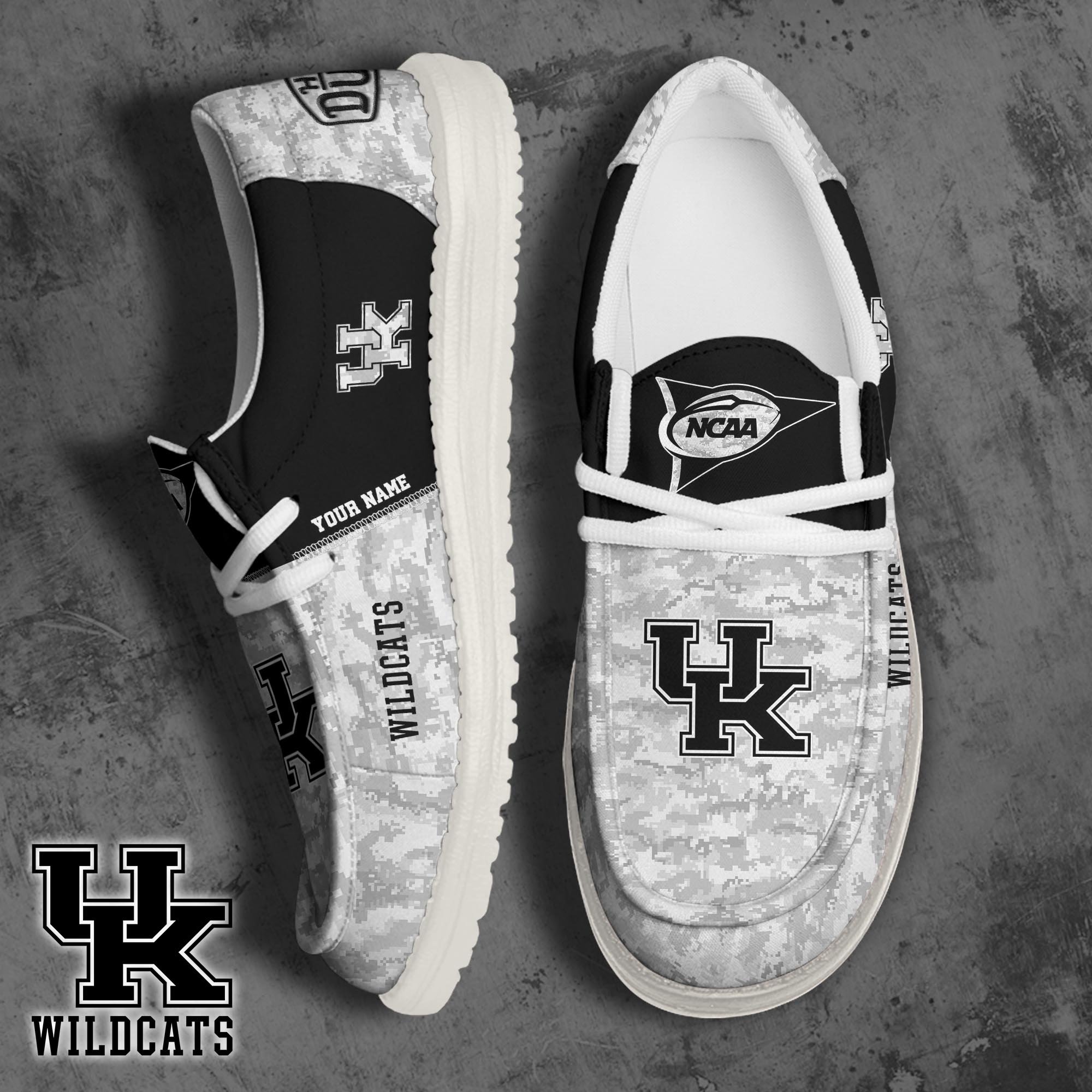 Kentucky Wildcats Personalized Hey Dude Shoes For Men And Women Calebmatthewhans