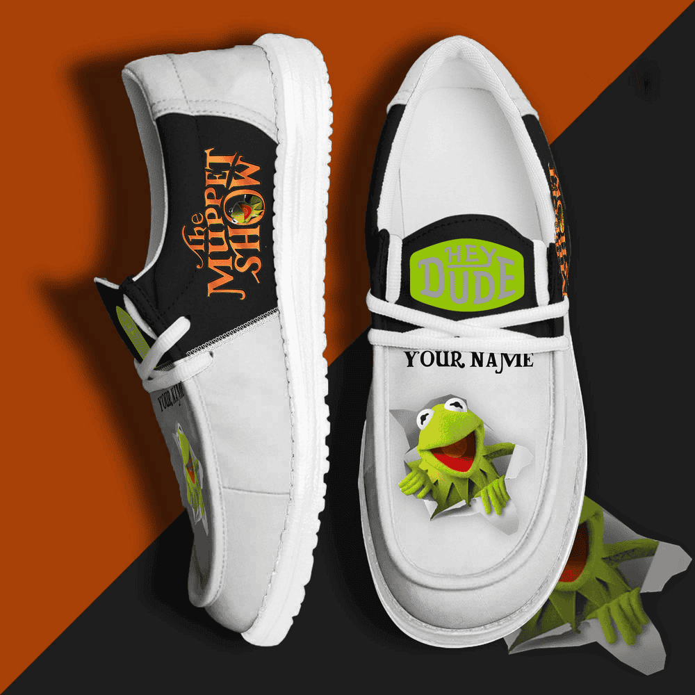 Kermit Personalized Hey Dude Shoes For Men And Women Calebmatthewhans