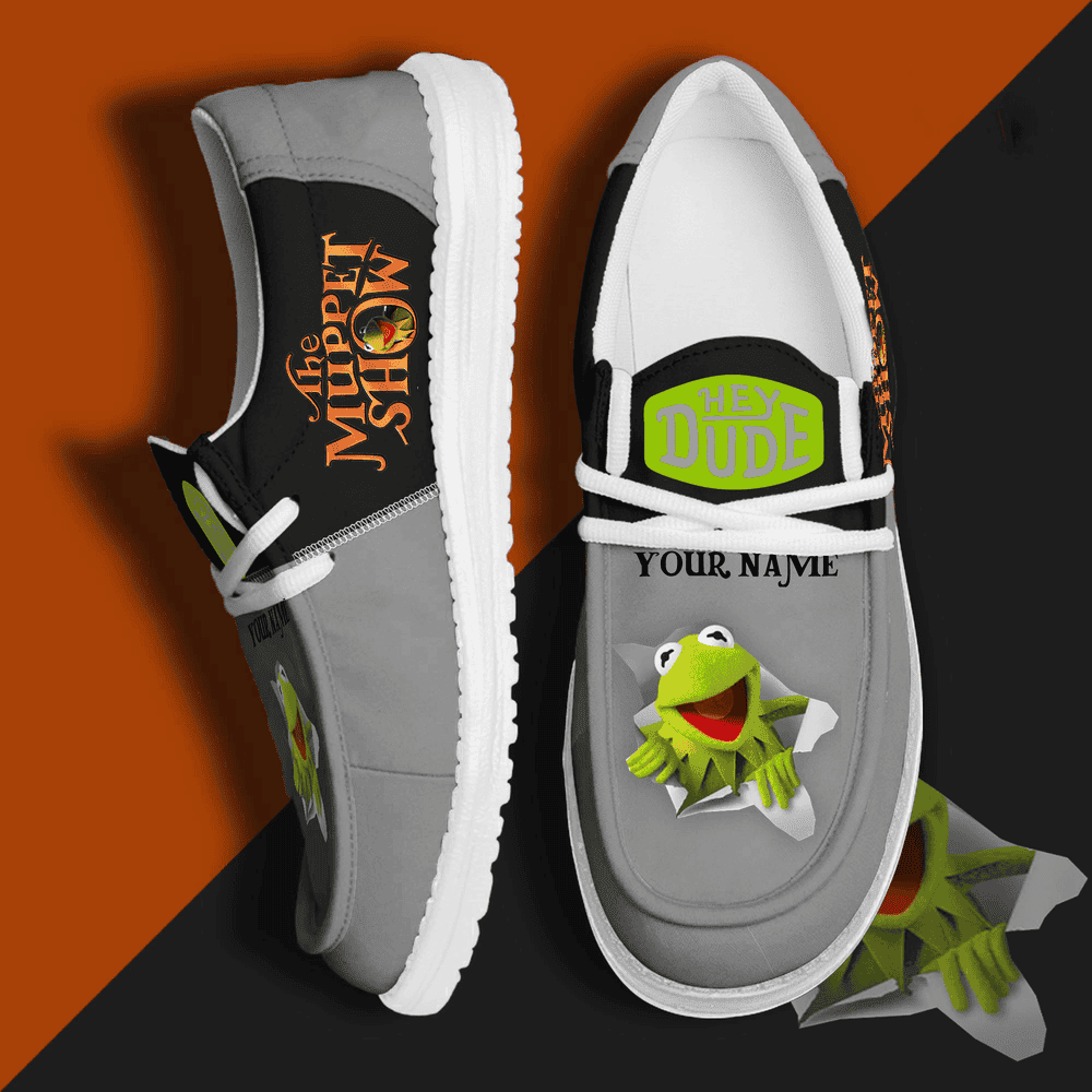 Kermit Personalized Hey Dude Shoes For Men And Women Calebmatthewhans