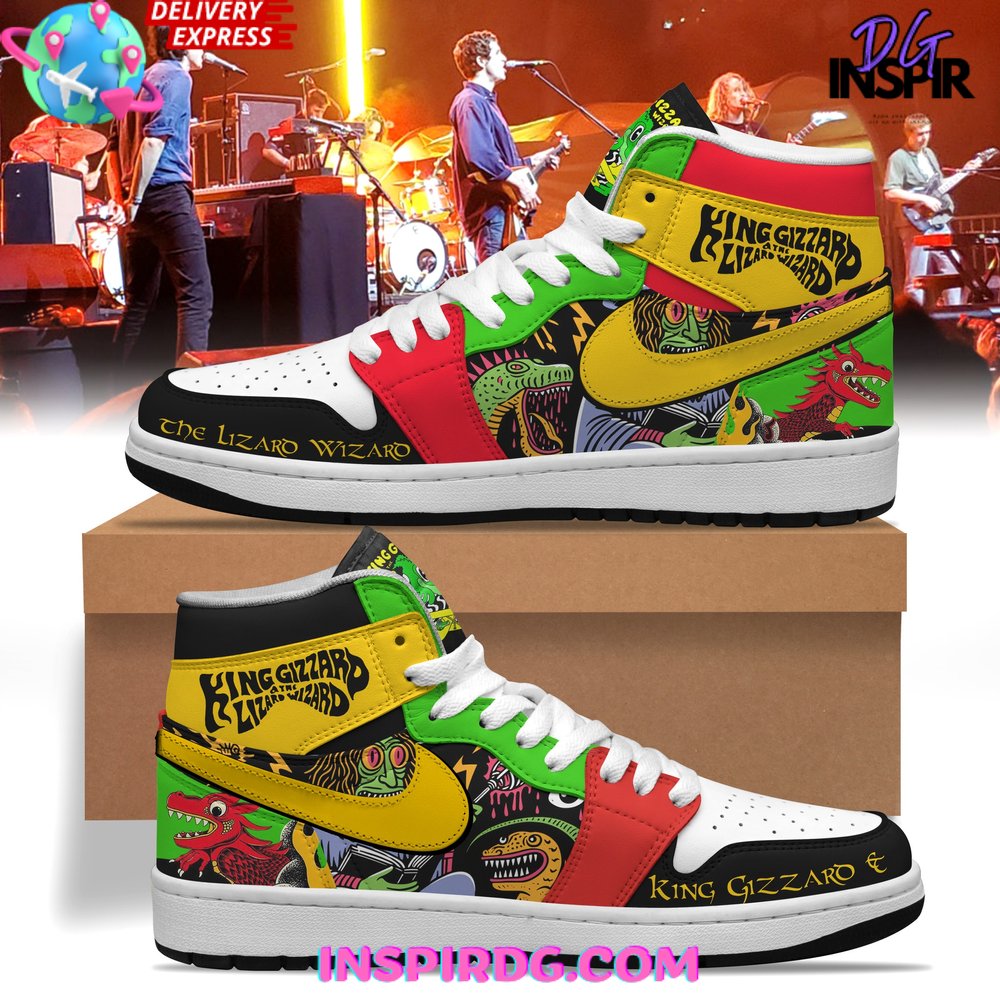 King Gizzard & the Lizard Wizard AJ1 High Sneakers Shoes For Men And Women Calebmatthewhans