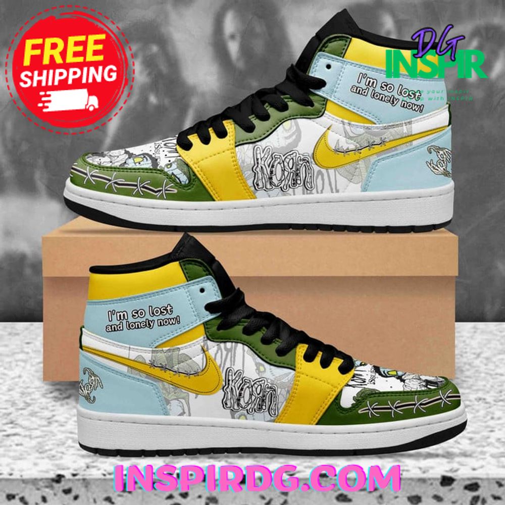 Korn AJ1 High Sneakers Shoes For Men And Women Calebmatthewhans