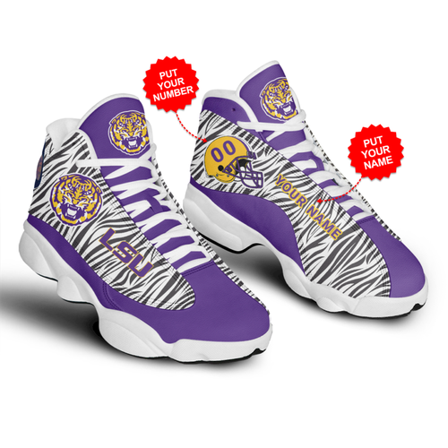 LSU Tigers AJ13 Sneakers Shoes For Men And Women Calebmatthewhans