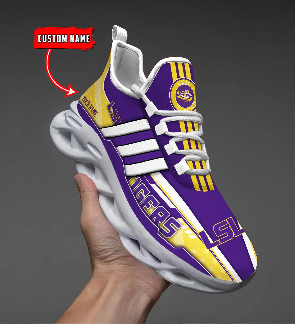 LSU Tigers Max Soul Shoes Sneakers For Men And Women Calebmatthewhans
