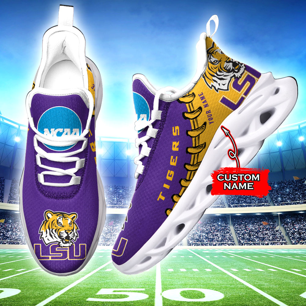 LSU Tigers NCAA Max Soul Shoes Sneakers For Men And Women Calebmatthewhans