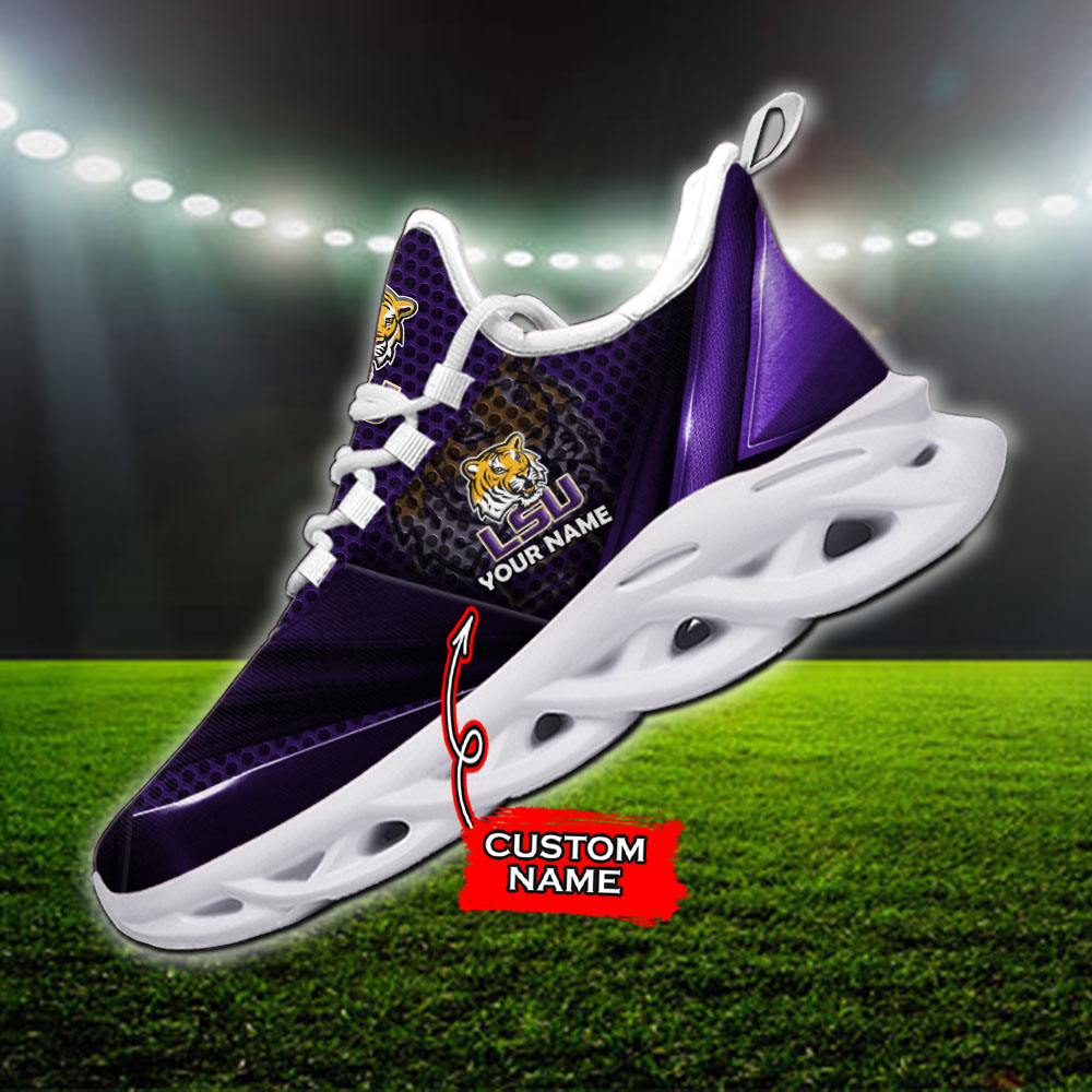 LSU Tigers NCAA Max Soul Shoes Sneakers For Men And Women Calebmatthewhans