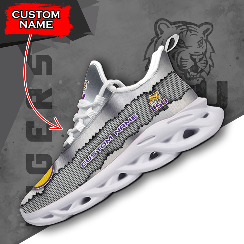 LSU Tigers NCAA Max Soul Shoes Sneakers For Men And Women Calebmatthewhans