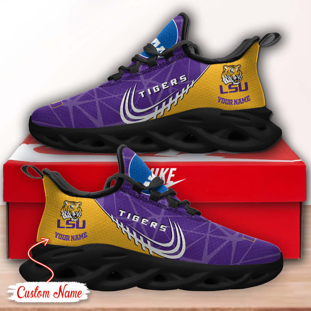 LSU Tigers NCAA Max Soul Shoes Sneakers For Men And Women Calebmatthewhans