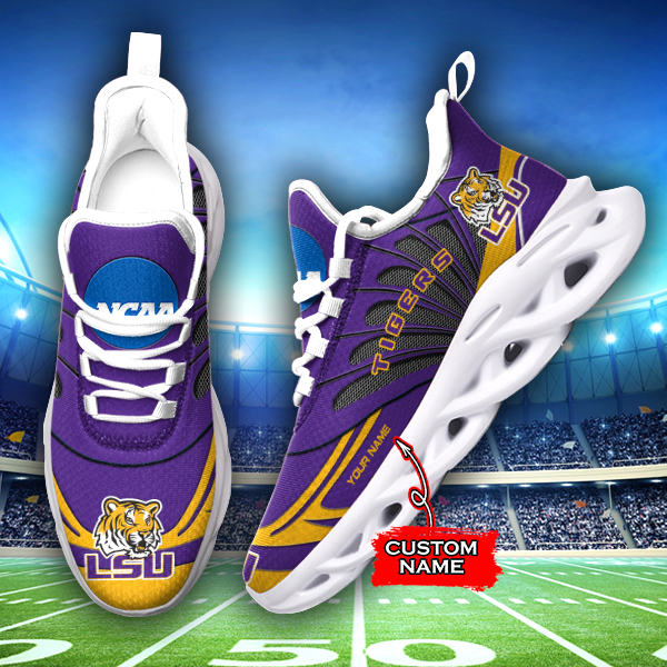 LSU Tigers NCAA Max Soul Shoes Sneakers For Men And Women Calebmatthewhans