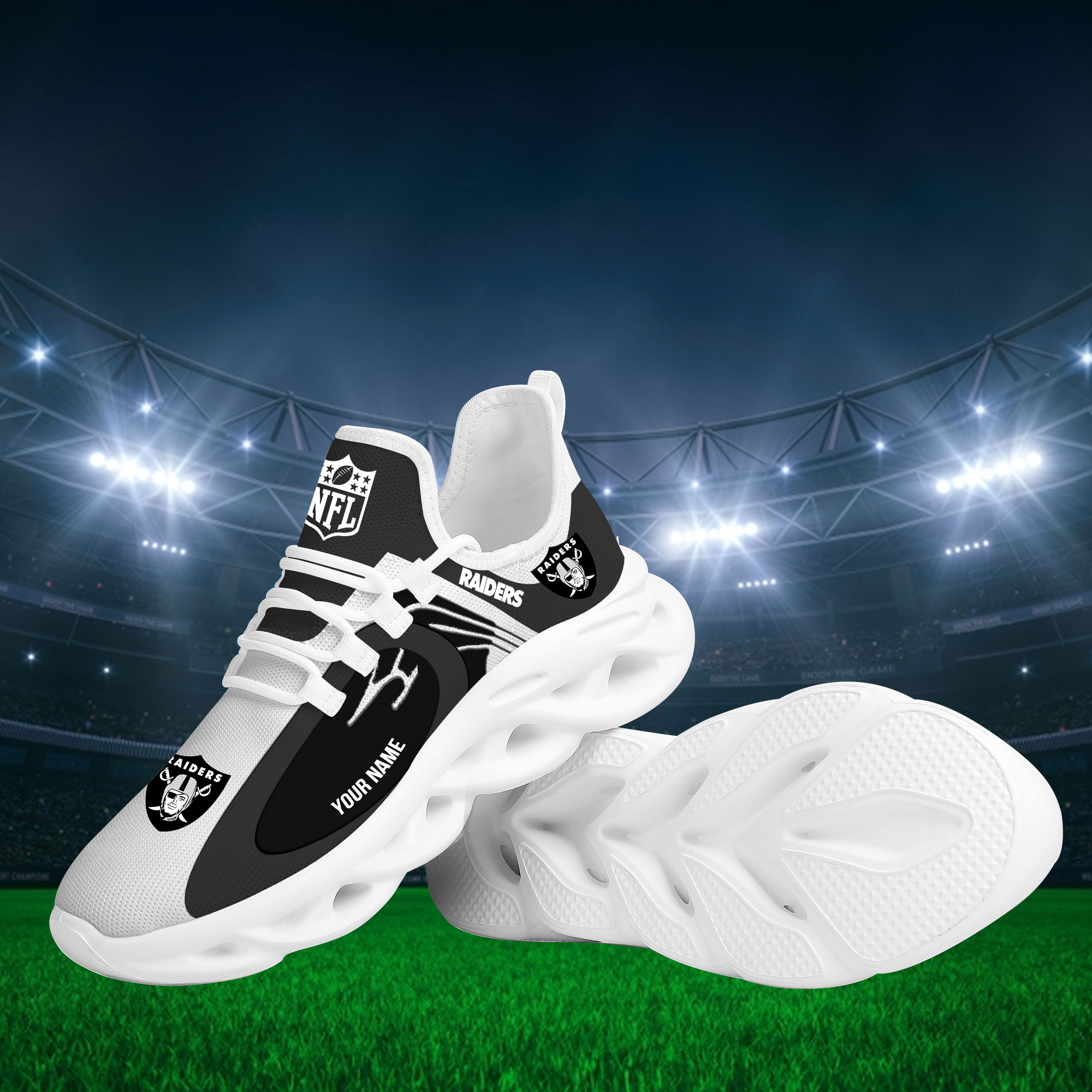 Las Vegas Raiders Max Soul Shoes Sneakers For Men And Women Calebmatthewhans