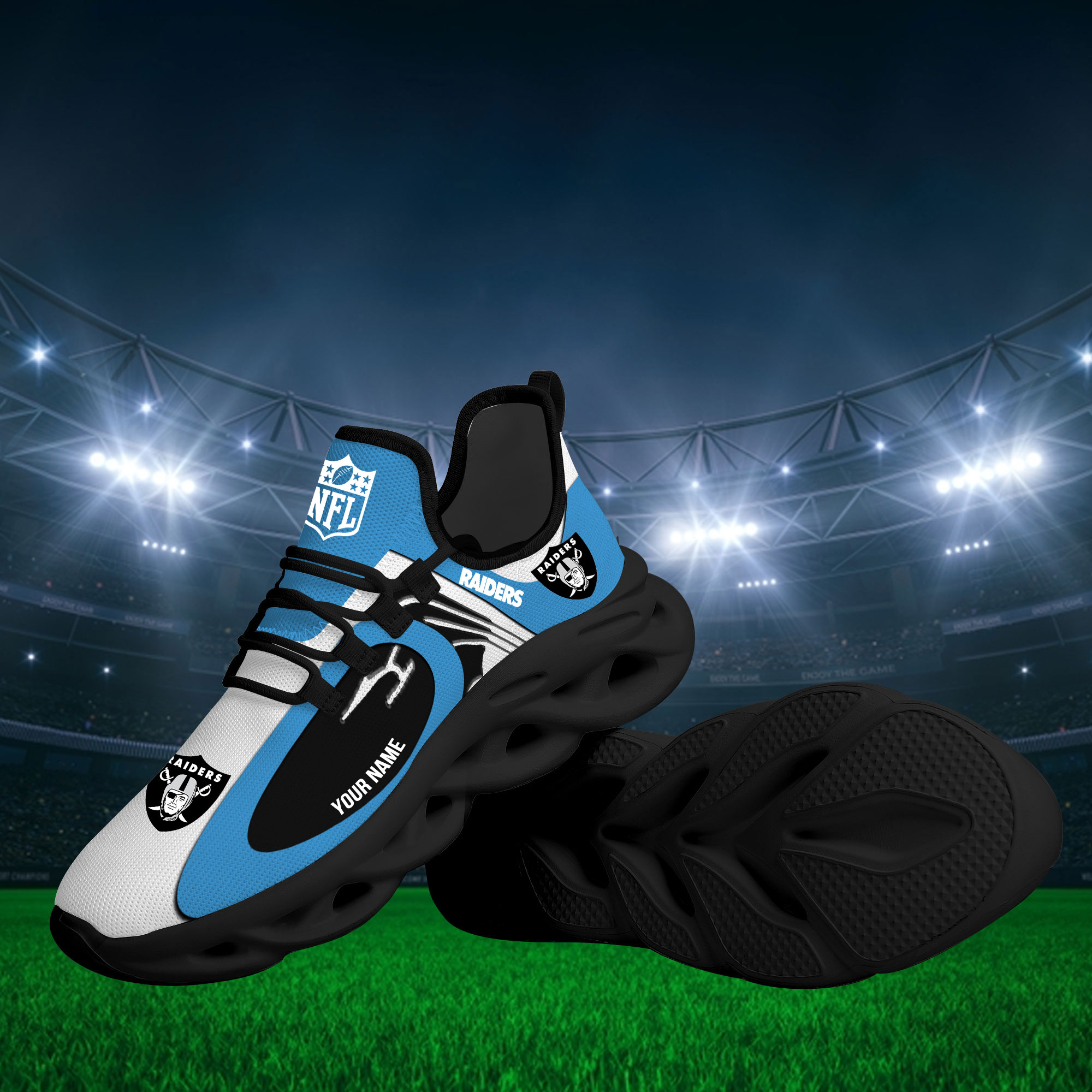 Las Vegas Raiders Max Soul Shoes Sneakers For Men And Women Calebmatthewhans