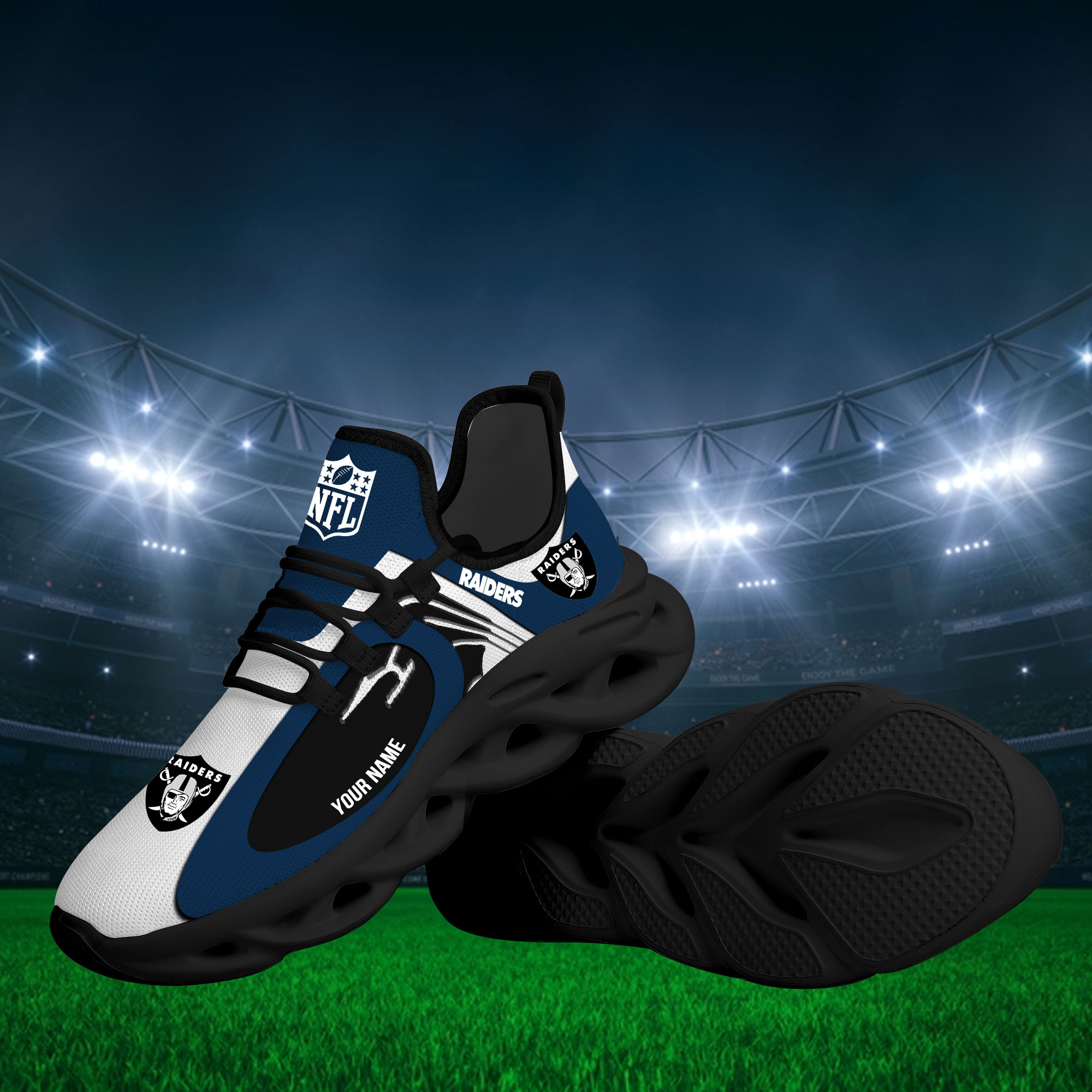 Las Vegas Raiders Max Soul Shoes Sneakers For Men And Women Calebmatthewhans