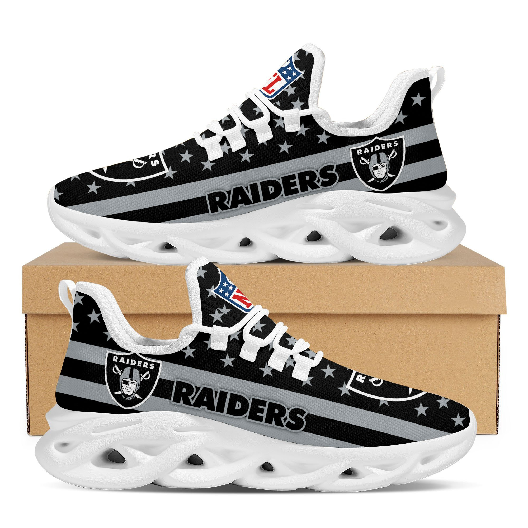 Las Vegas Raiders NFL Max Soul Shoes Sneakers For Men And Women Calebmatthewhans