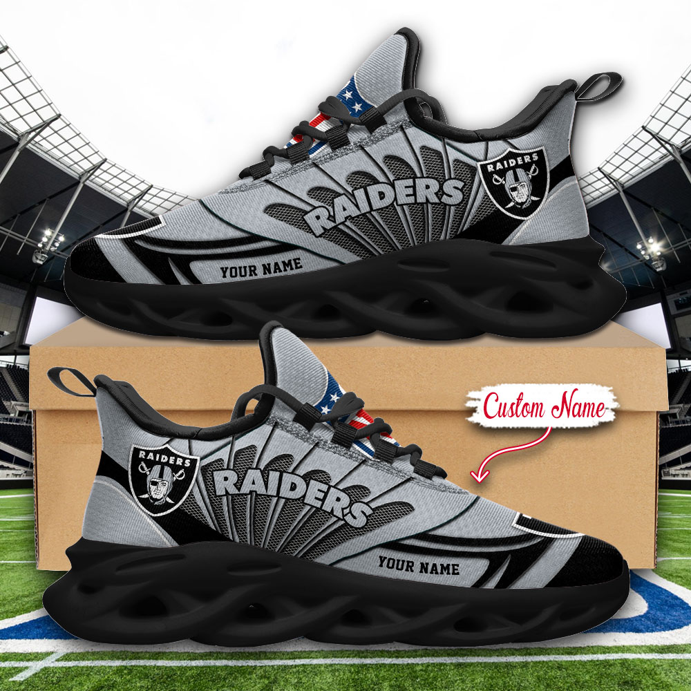 Las Vegas Raiders NFL Max Soul Shoes Sneakers For Men And Women Calebmatthewhans