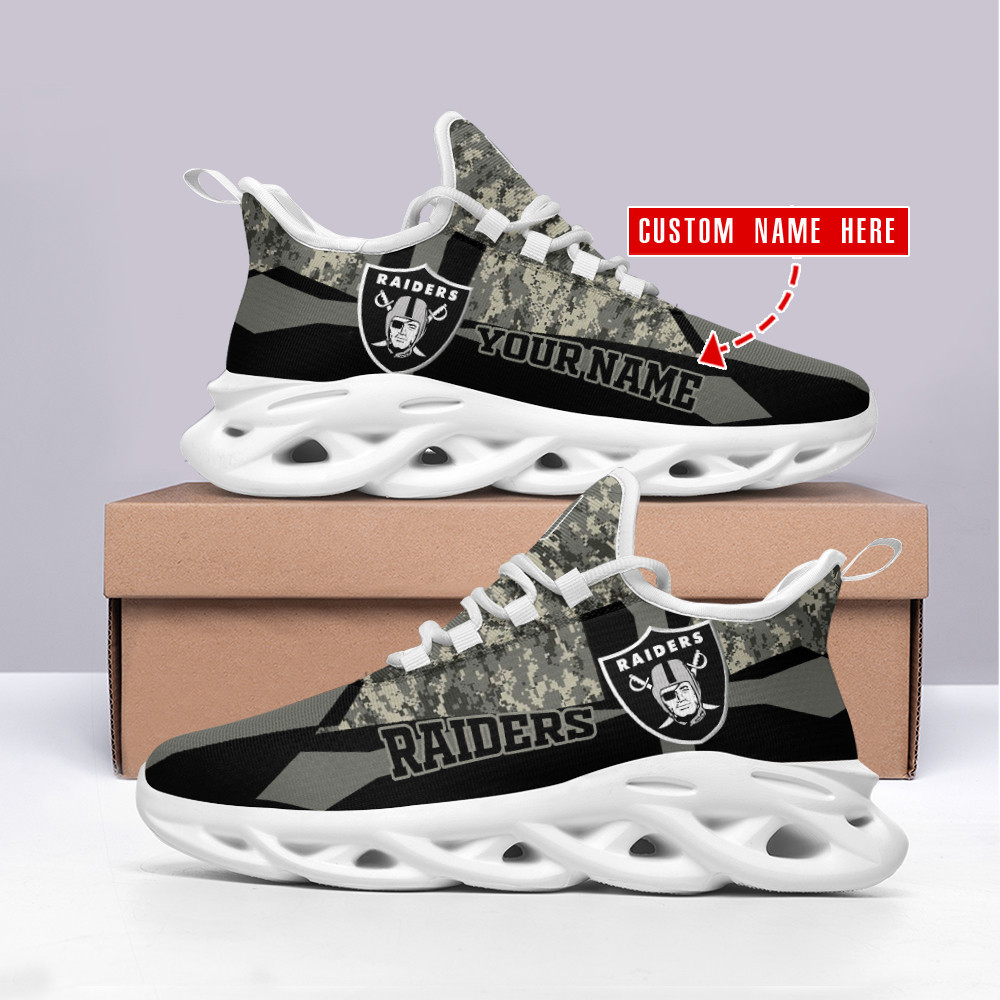 Las Vegas Raiders NFL Max Soul Shoes Sneakers For Men And Women Calebmatthewhans
