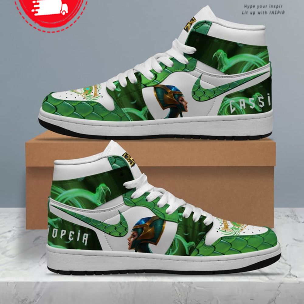 League of Legends Cassiopeia AJ1 High Sneakers Shoes For Men And Women Calebmatthewhans