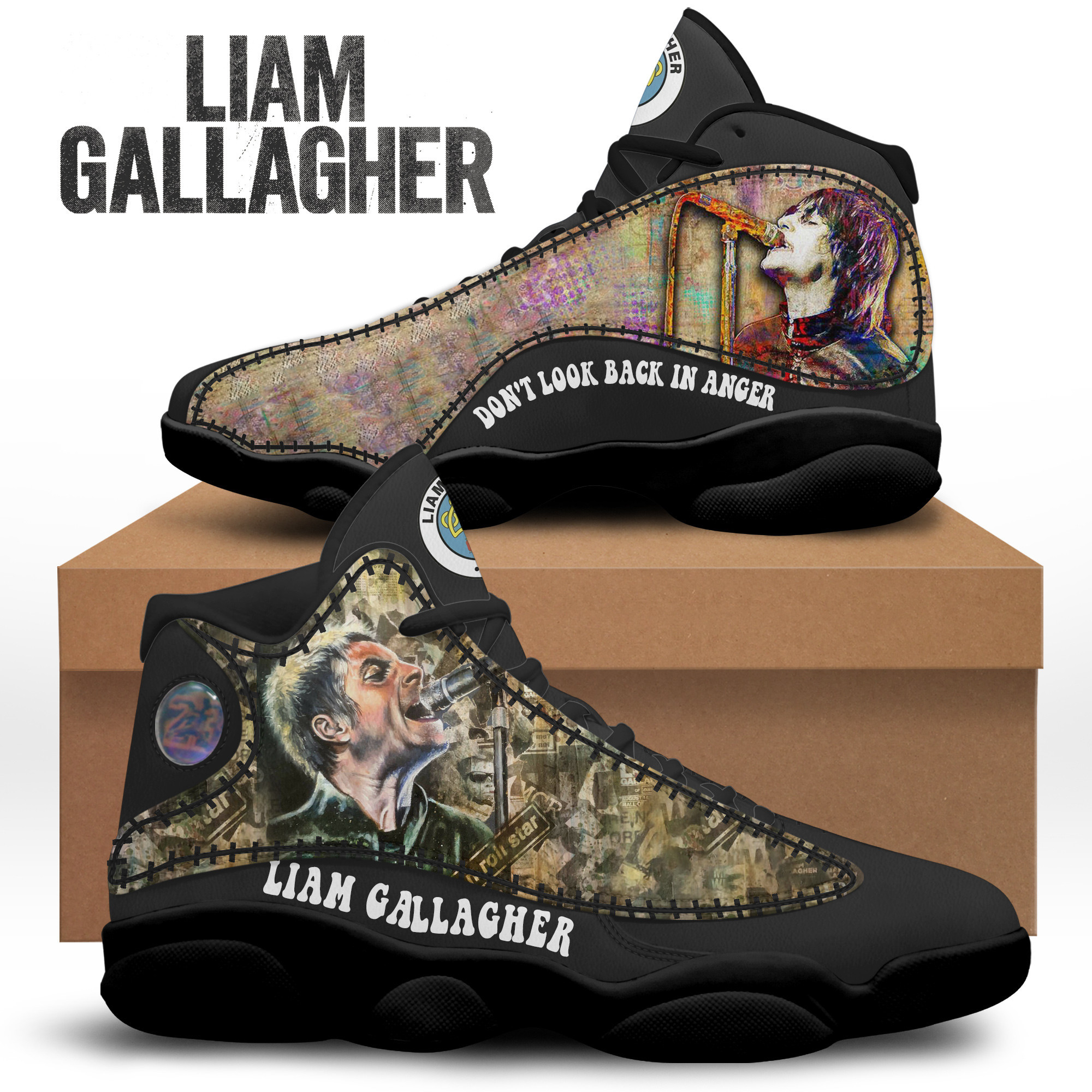 Liam Gallagher AJ13 Sneakers Shoes For Men And Women Calebmatthewhans