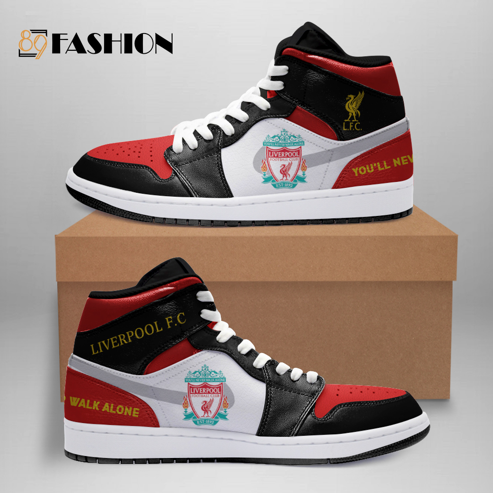 Liverpool FC EPL AJ1 High Sneakers Shoes For Men And Women Calebmatthewhans