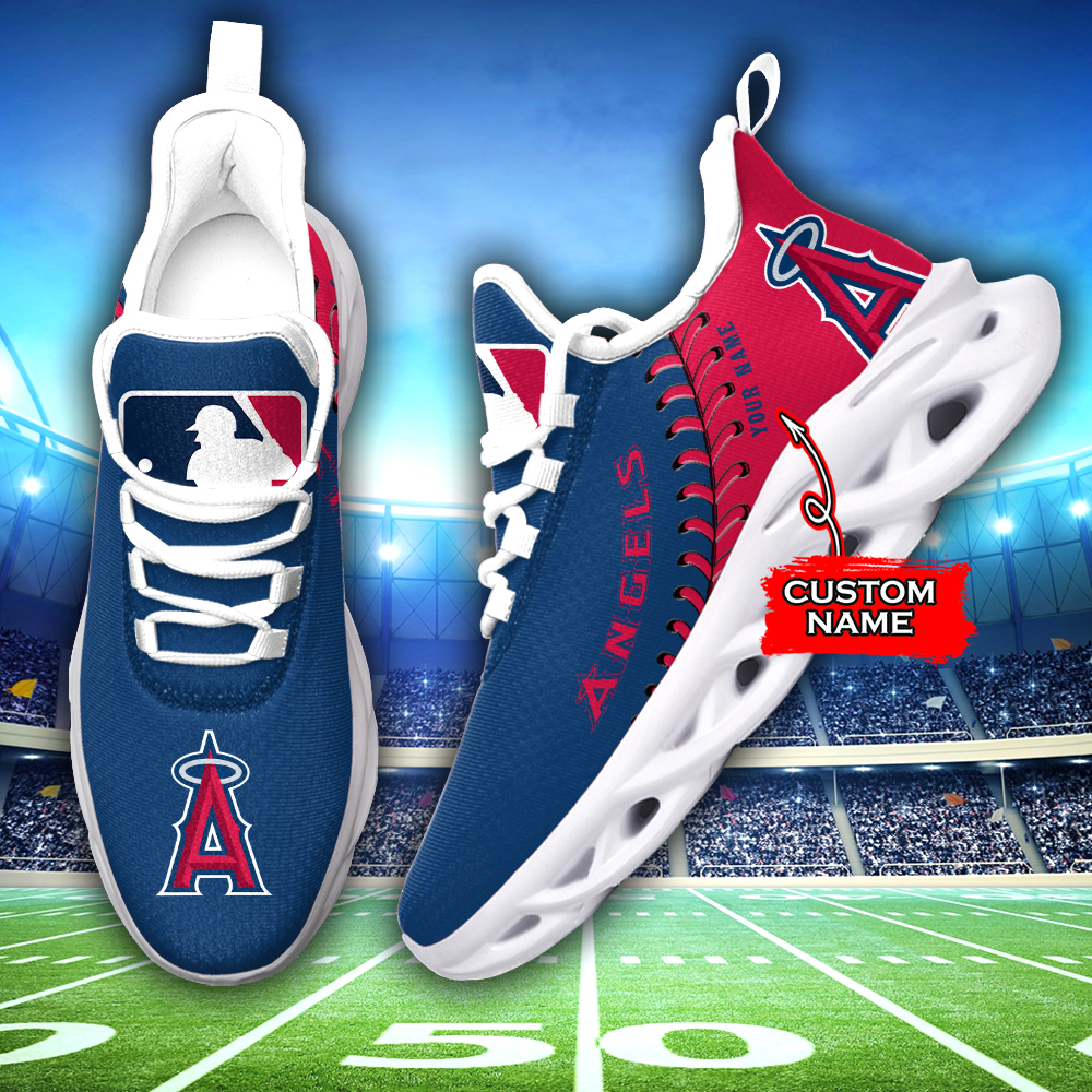 Los Angeles Angels MLB Max Soul Shoes Sneakers For Men And Women Calebmatthewhans