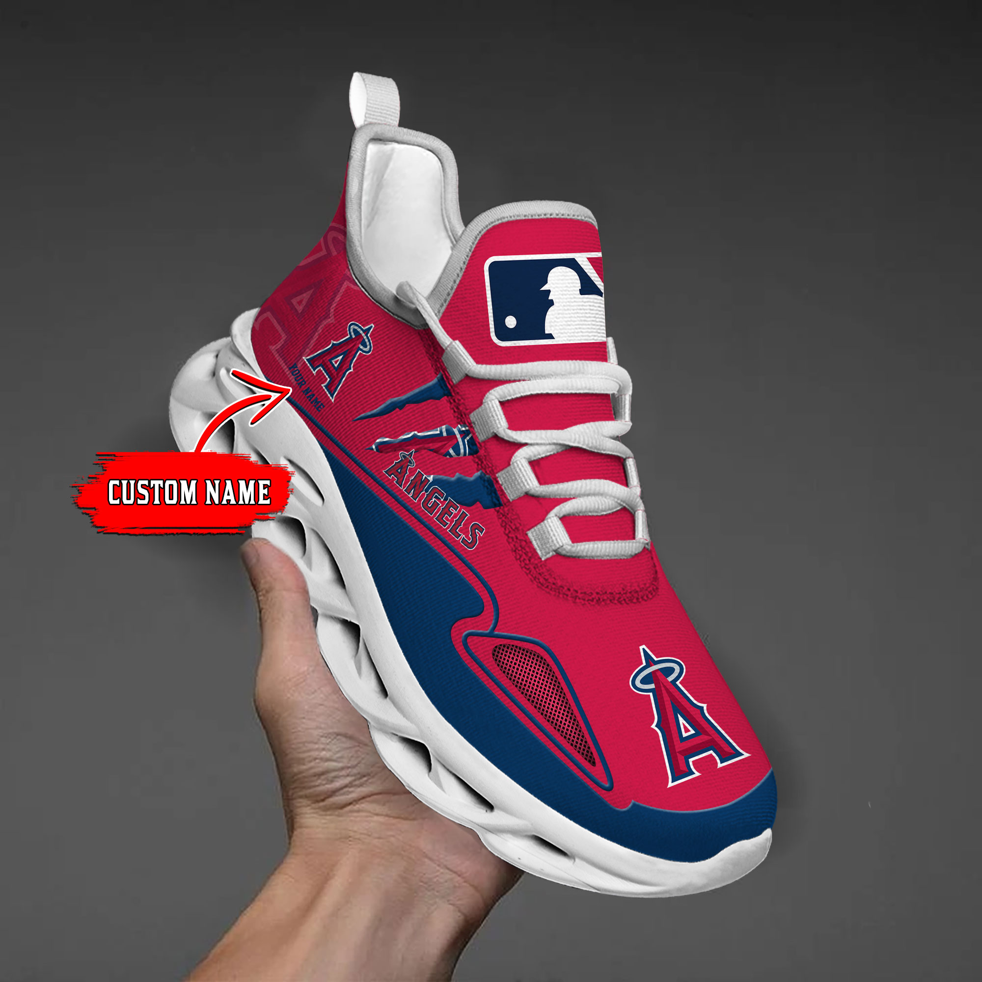 Los Angeles Angels Max Soul Shoes Sneakers For Men And Women Calebmatthewhans