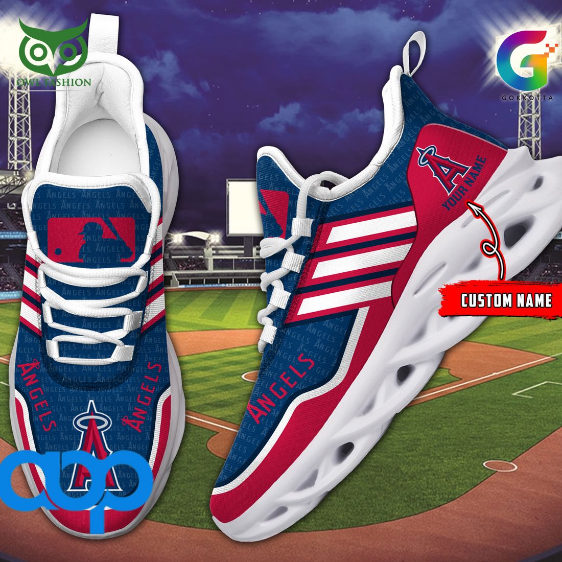 Los Angeles Angels Max Soul Shoes Sneakers For Men And Women Calebmatthewhans