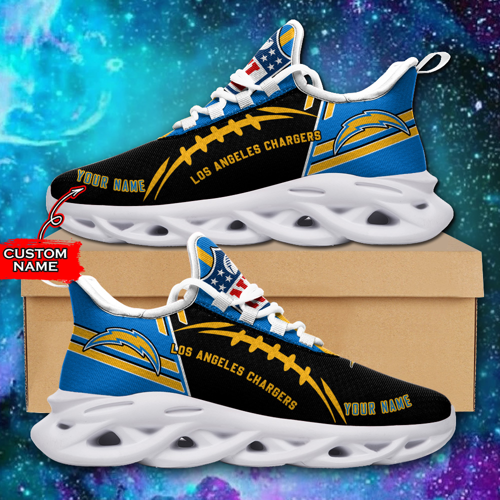 Los Angeles Chargers Max Soul Shoes Sneakers For Men And Women Calebmatthewhans