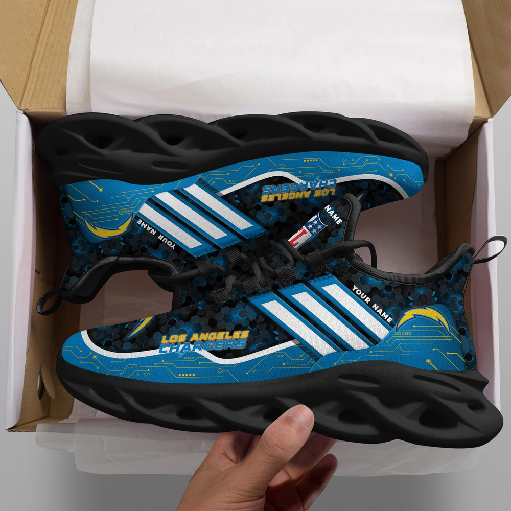 Los Angeles Chargers Max Soul Shoes Sneakers For Men And Women Calebmatthewhans