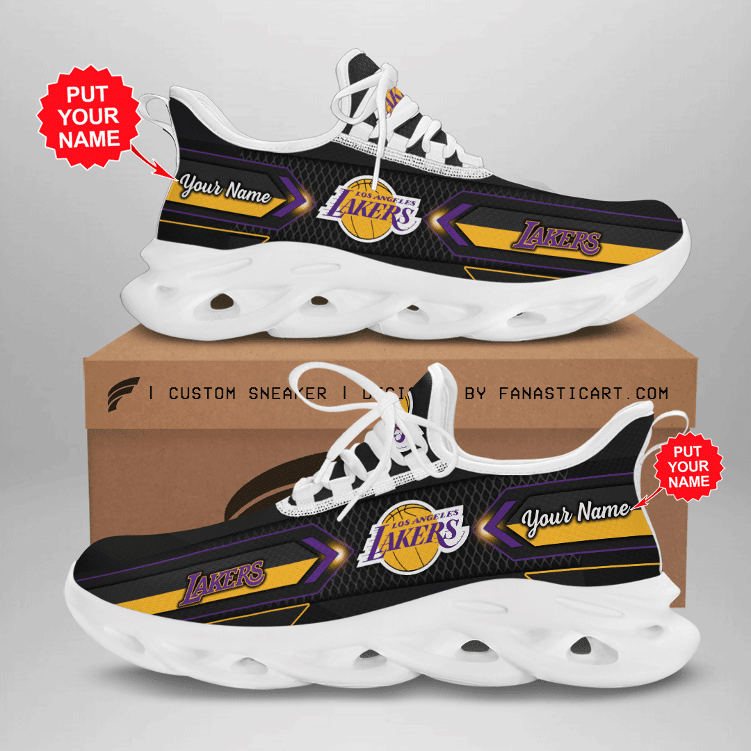 Los Angeles Lakers NFL Max Soul Shoes Sneakers For Men And Women Calebmatthewhans