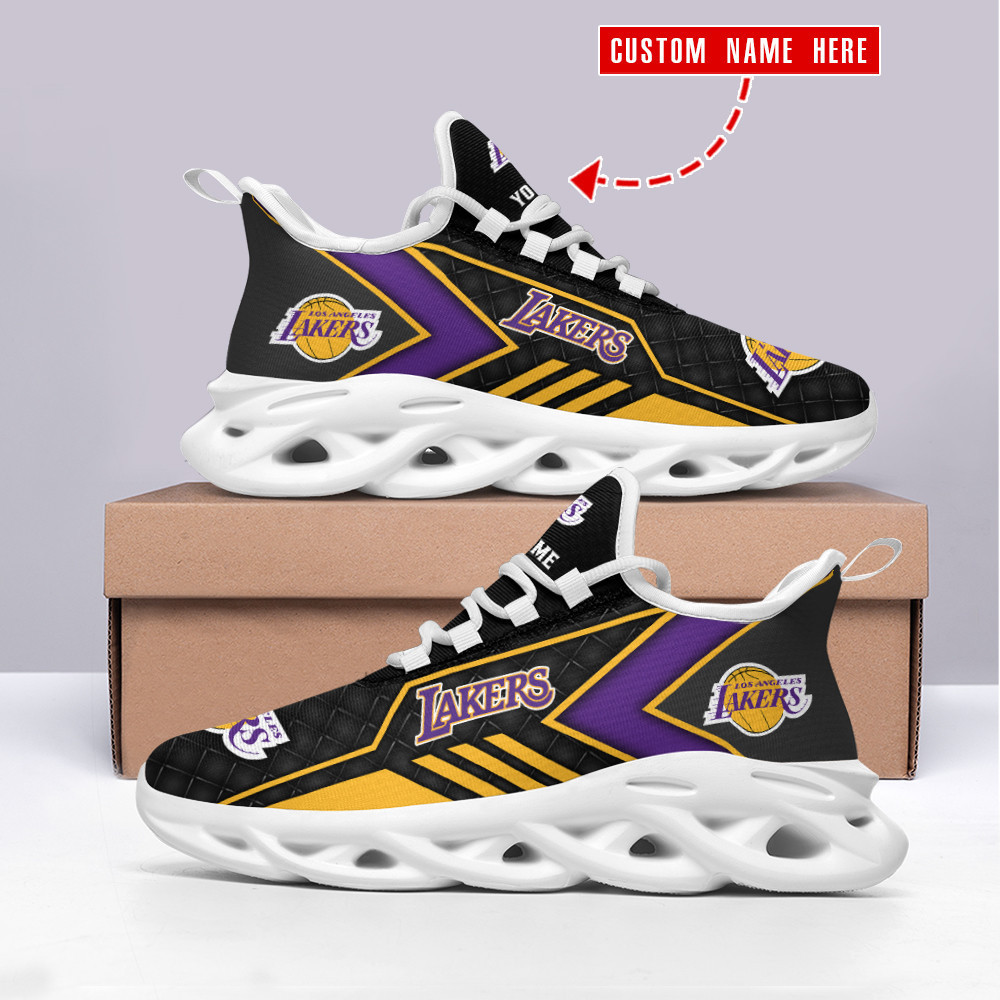 Los Angeles Lakers NFL Max Soul Shoes Sneakers For Men And Women Calebmatthewhans
