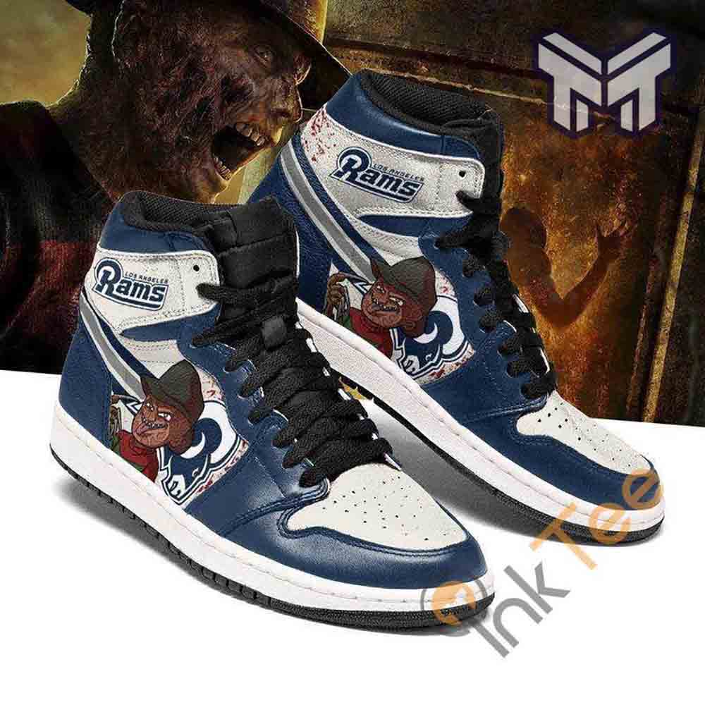 Los Angeles Rams AJ1 High Sneakers Shoes For Men And Women Calebmatthewhans