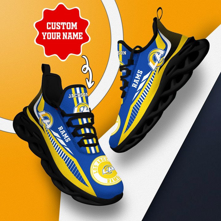 Los Angeles Rams NFL Max Soul Shoes Sneakers For Men And Women Calebmatthewhans